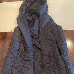 North Face down vest black